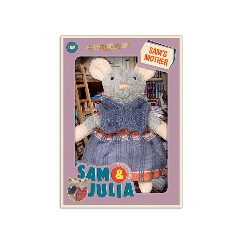 Plyšová maminka Sarah z Mouse Mansion