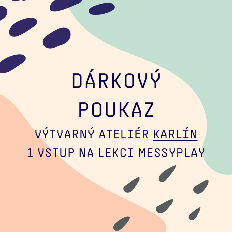 Dárkový poukaz do ateliéru Karlín - 1 vstup