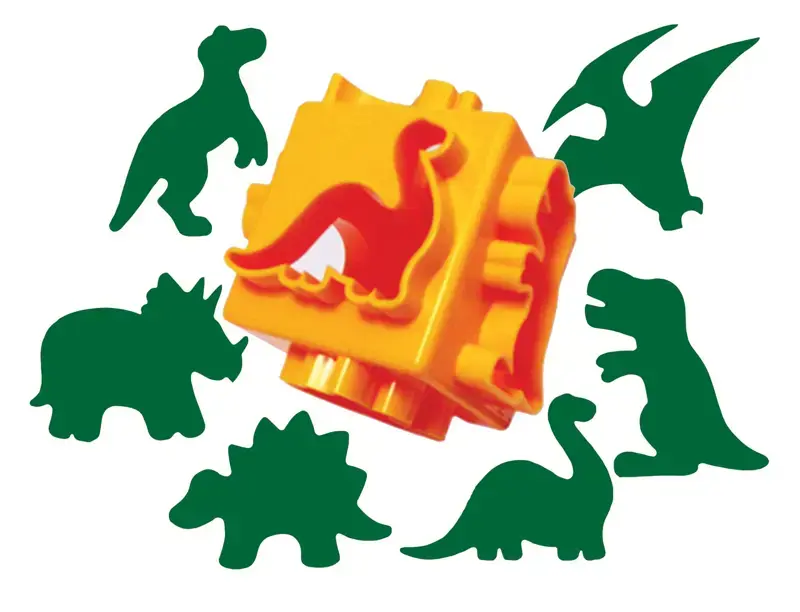 Vykrajovátka dinosauři v kostce