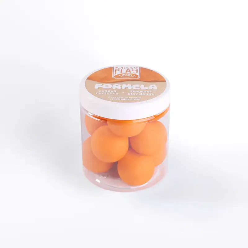 Formela oranžová třpytky 180g 