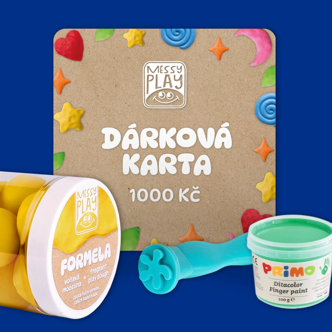 Dárková karta MessyPlay Messy Play Kč 1,000.00 