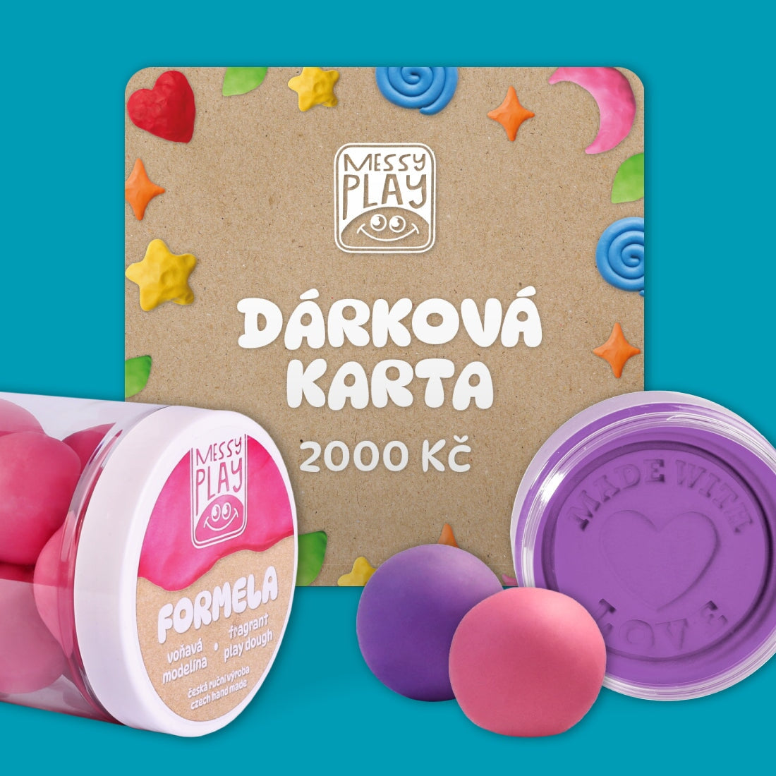 Dárková karta MessyPlay Messy Play Kč 2,000.00 