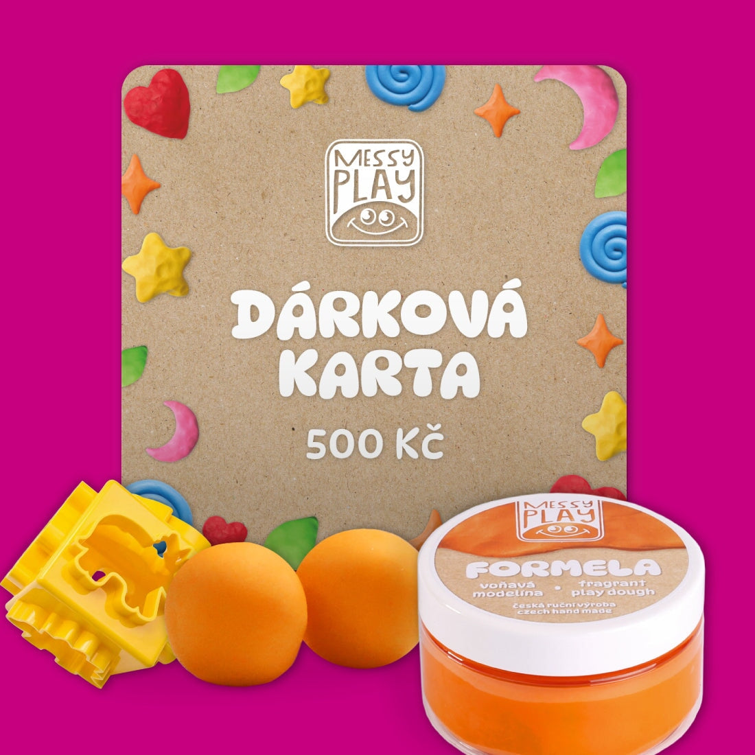 Dárková karta MessyPlay Messy Play Kč 500.00 