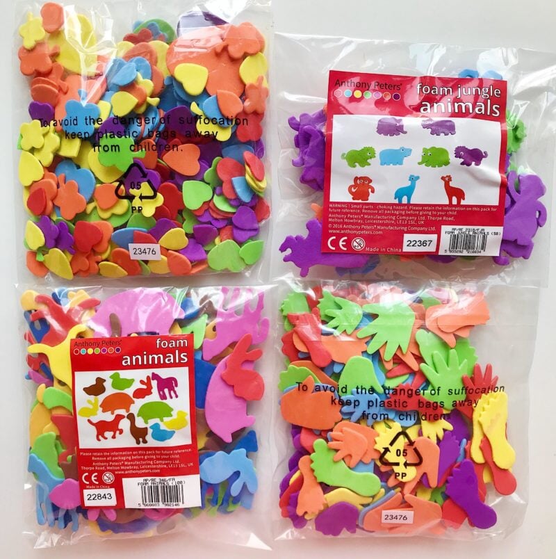Pěnové výřezy (50 - 250ks) variable Messy Play 
