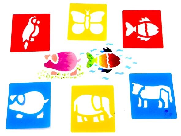 Šablony různá zvířata simple Messy Play 