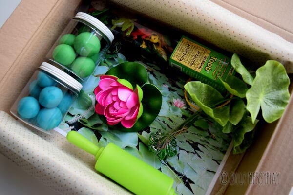 Sada žáboželví jezírko simple Messy Play 