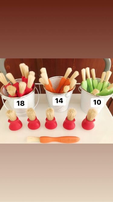 Štětec s trojhranným úchopem, různé velikosti variable Messy Play 