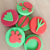 Tiskátka stopy zvířat 6ks simple Messy Play 