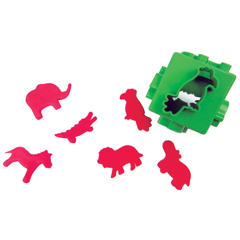 Vykrajovátka zvířata džungle v kostce simple Messy Play 